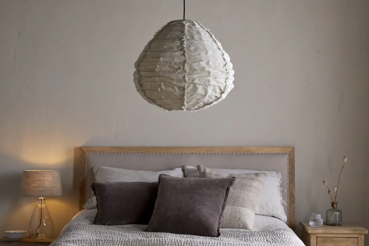Nkuku - Hirana Linen Lampshade - Natural - Small