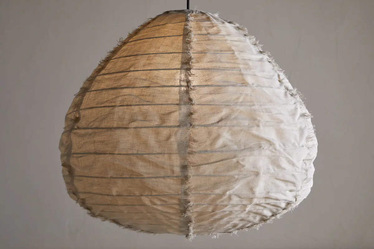 Nkuku - Hirana Cotton Lampshade - Natural - Large