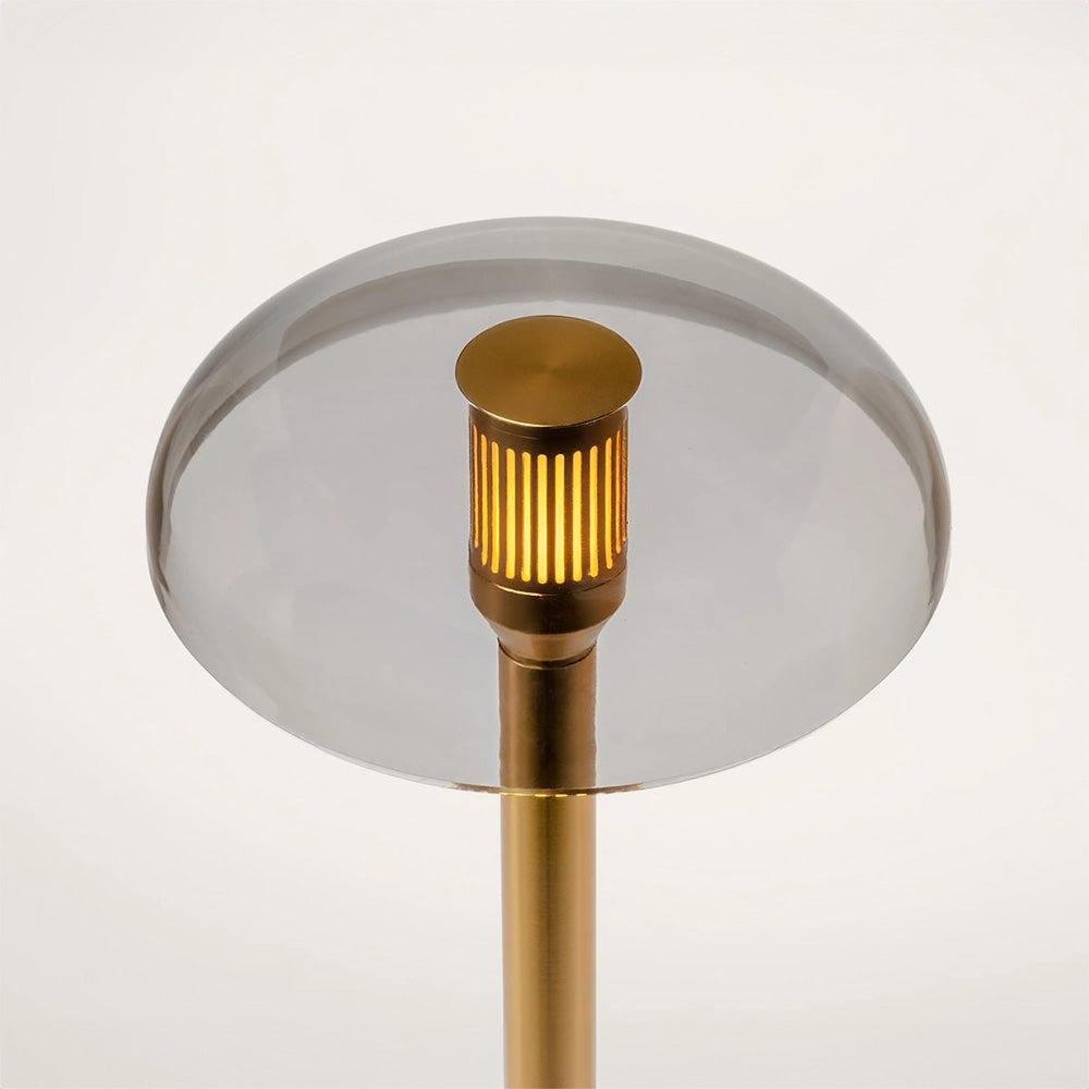 Humble Lights Air Gold / Smoked rechargeable table lamp