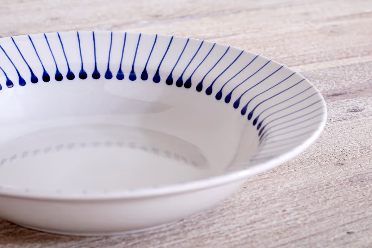 Nkuku - Iba Pasta Bowl - Indigo