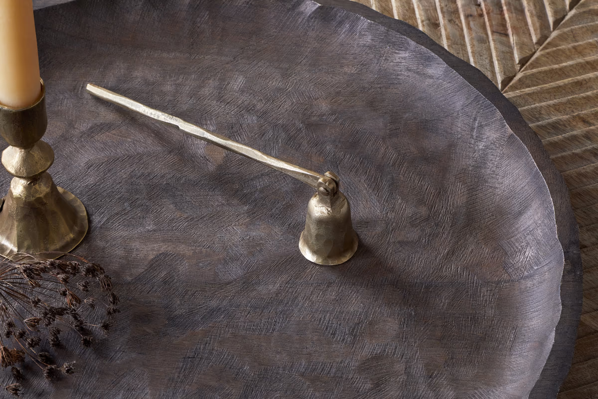 Nkuku - Jyoti Candle Snuffer - Antique Brass
