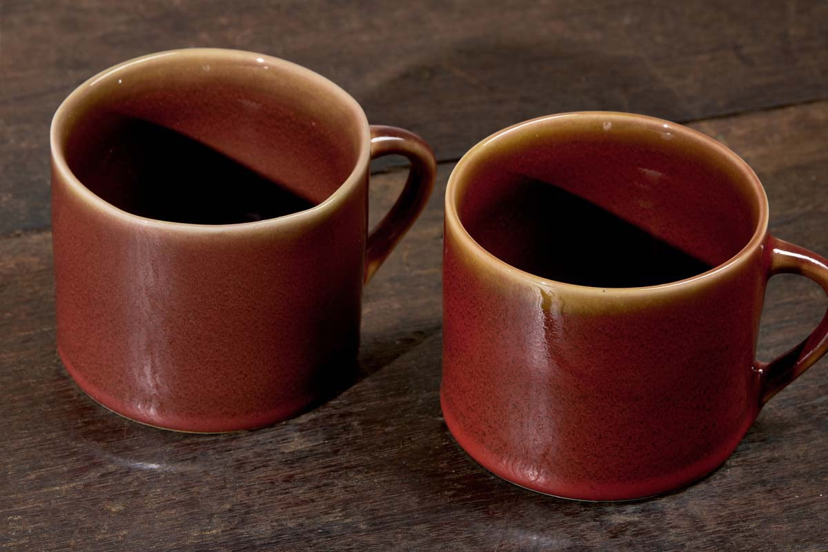 Nkuku - Kalini Mugs - Amber - Small (Set of 2)