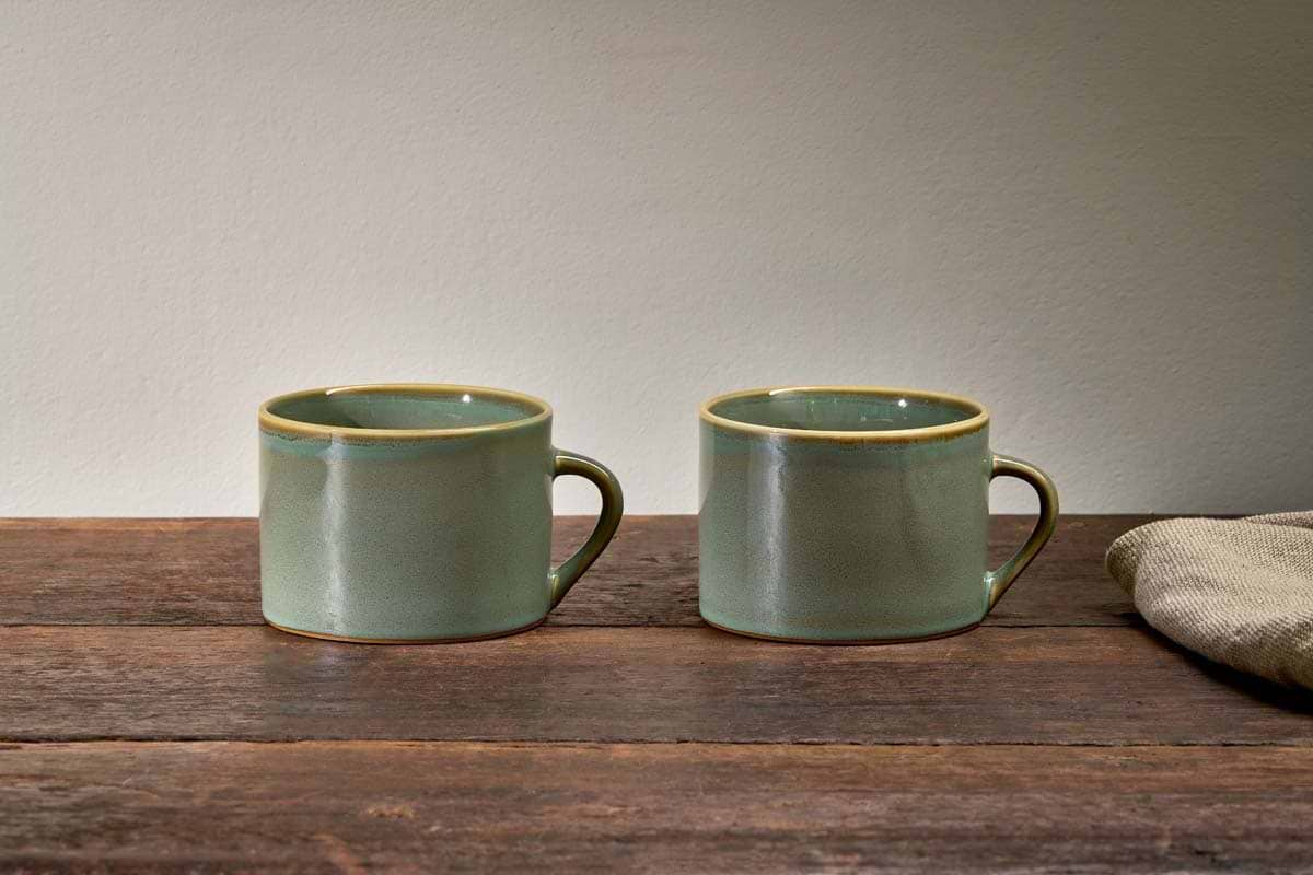 Nkuku - Kalini Mugs - Blue - Large (Set of 2)
