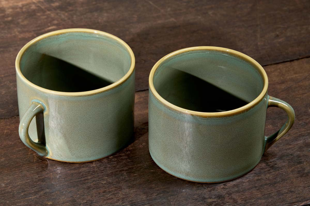 Nkuku - Kalini Mugs - Blue - Large (Set of 2)