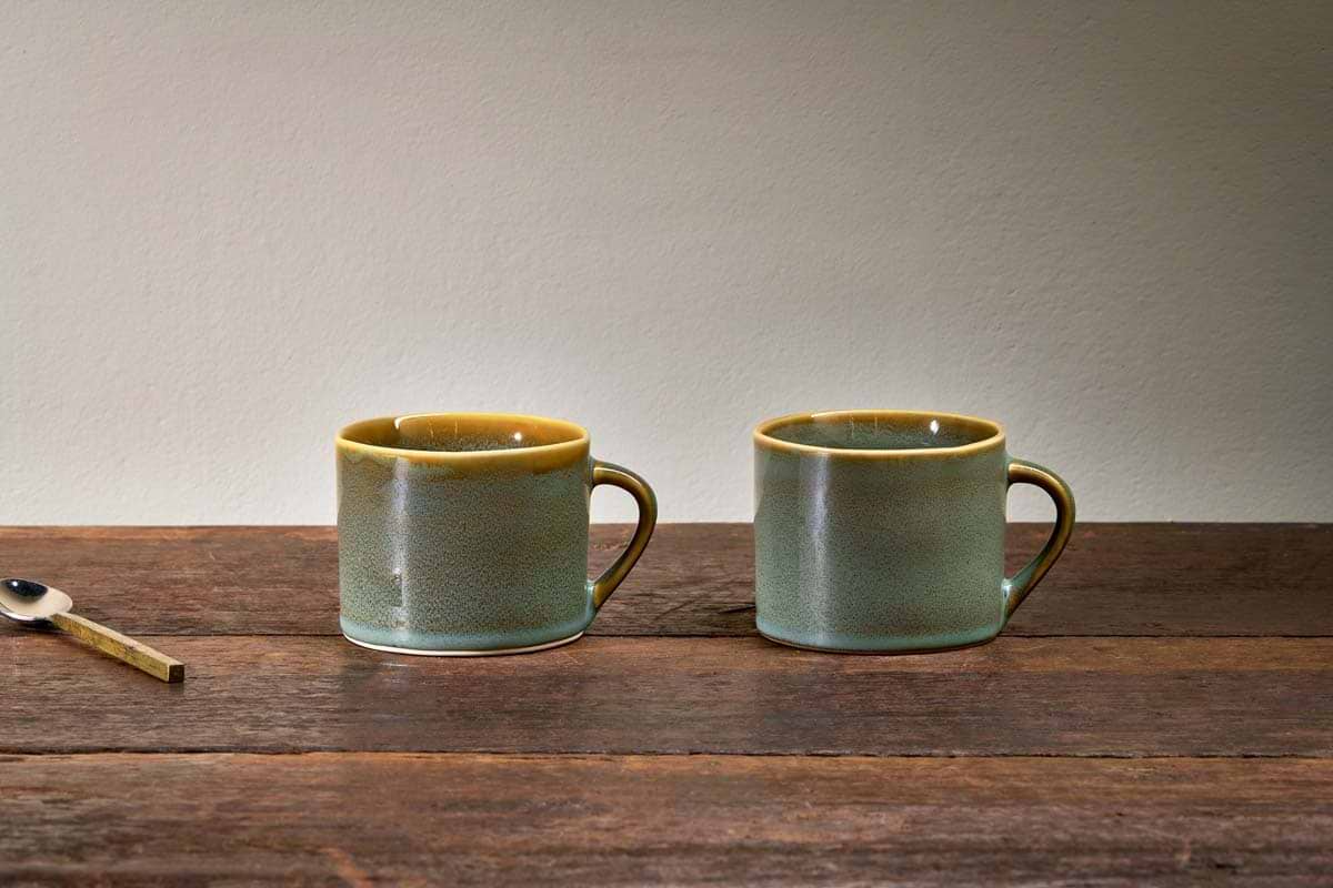 Nkuku - Kalini Mugs - Blue - Small (Set of 2)