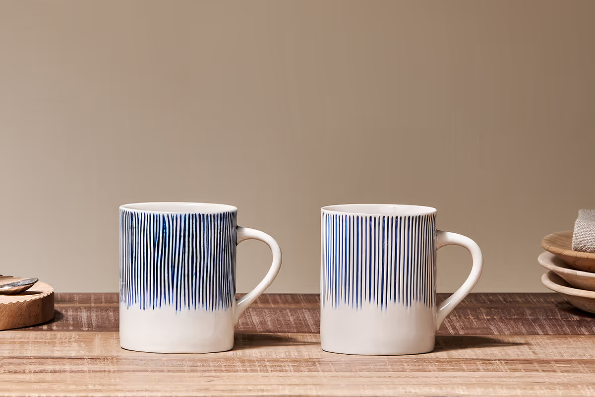 Nkuku - Karuma Ceramic Mug - Large (Set of 2)