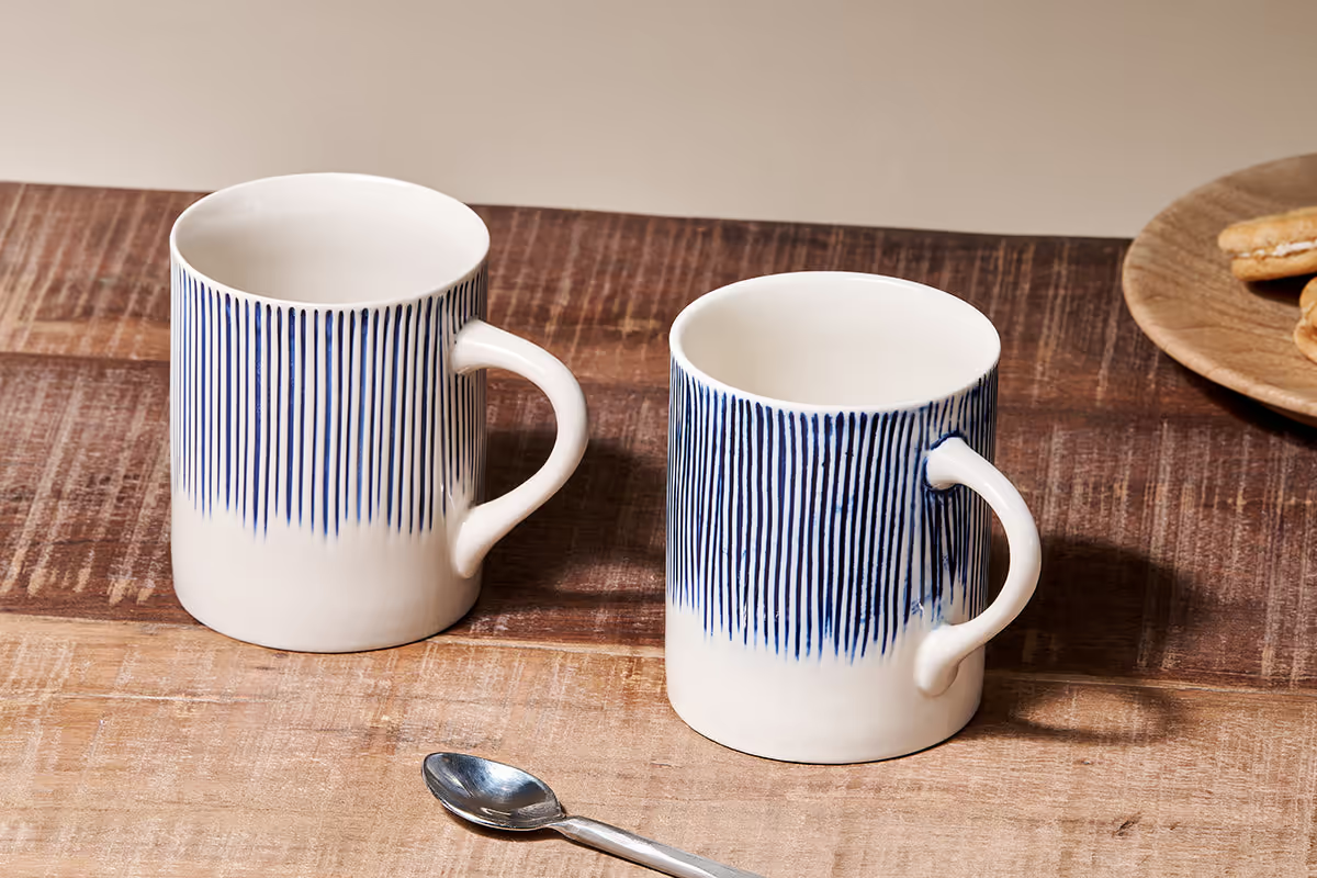 Nkuku - Karuma Ceramic Mug - Large (Set of 2)