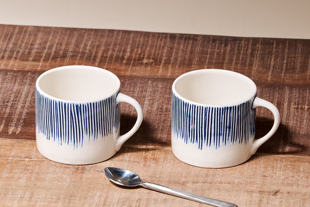Nkuku - Karuma Ceramic Mug - Small (Set of 2)