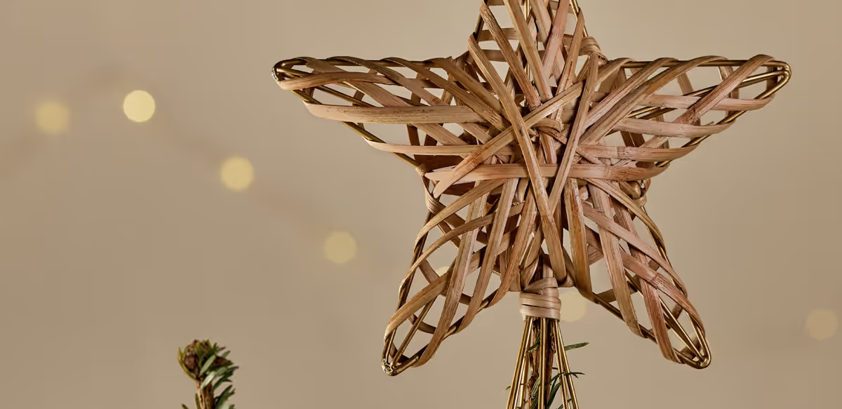 Nkuku - Katana Cane Tree Topper - Natural