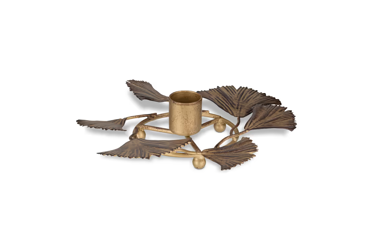 Nkuku - Khamilla Candle Holder - Gold