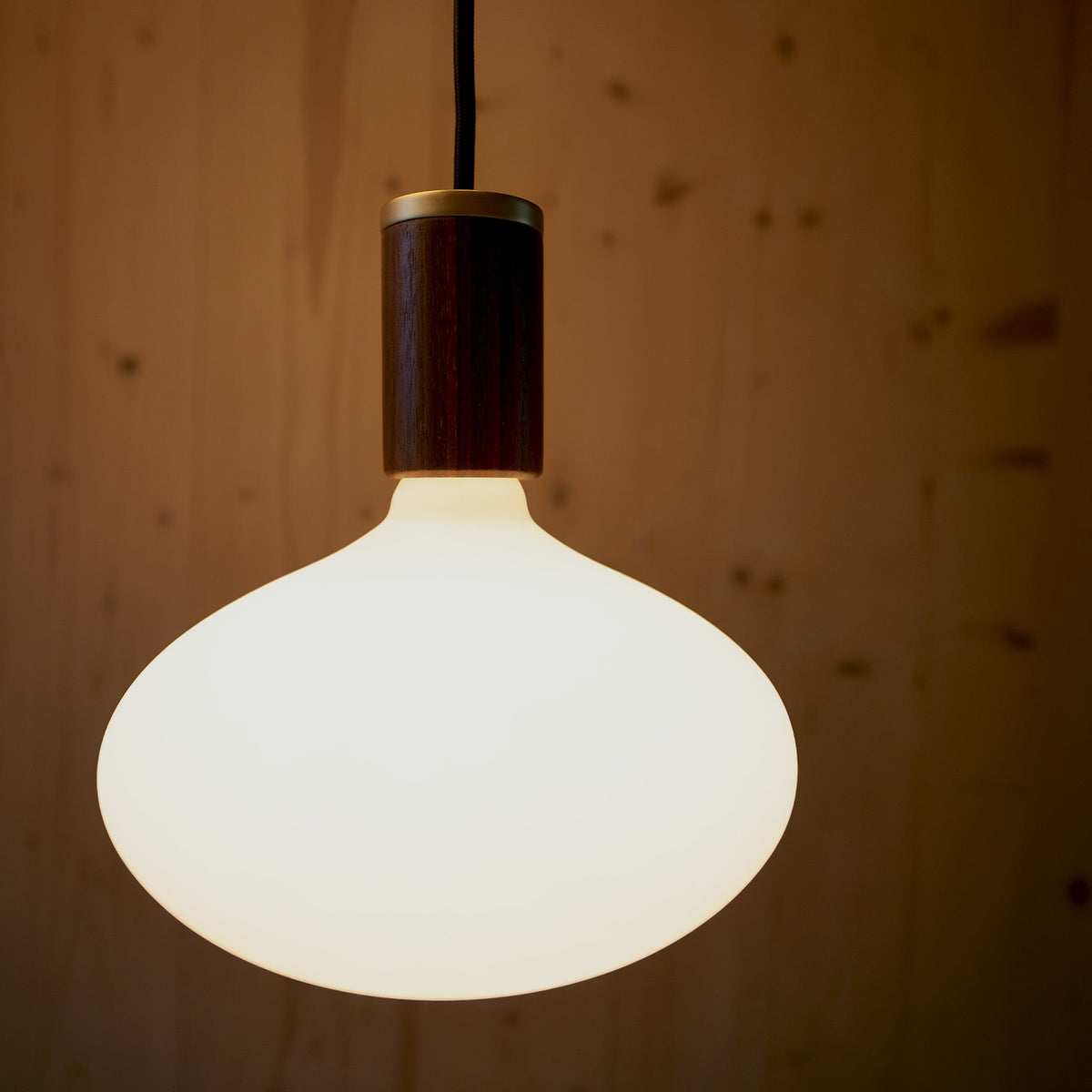 Tala Oval II Pendant Light in Walnut