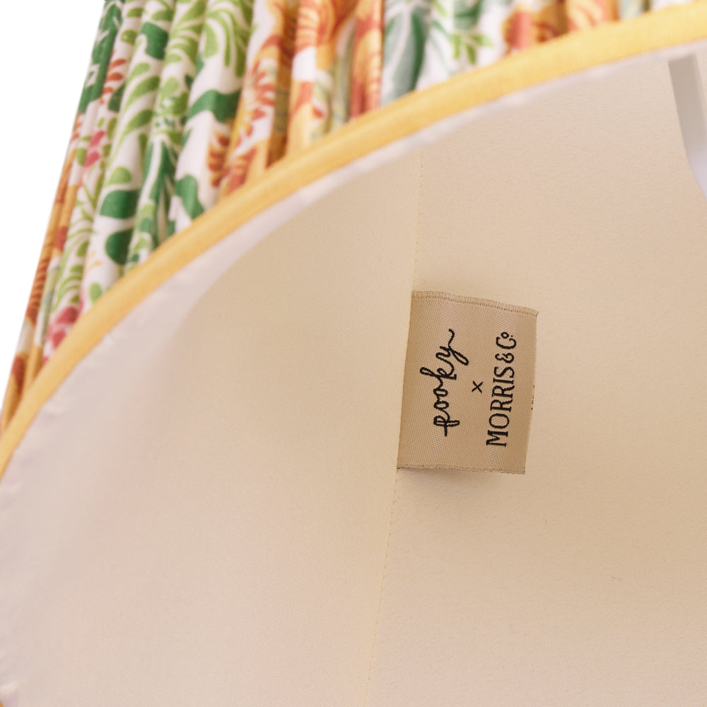 Pooky - 20cm Empire Shade - Herball and Weld Bower Printed Cotton - Morris & Co