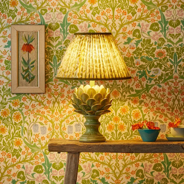 Pooky - 30cm Empire Shade - Thyme Rosehip Linen - Morris & Co.