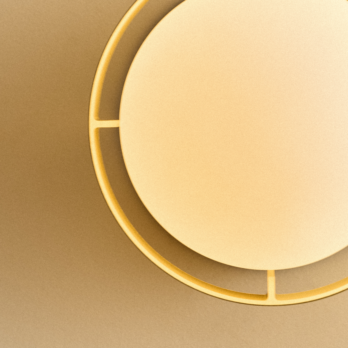 Tala Loop Wall Light in Gold + Sphere IV