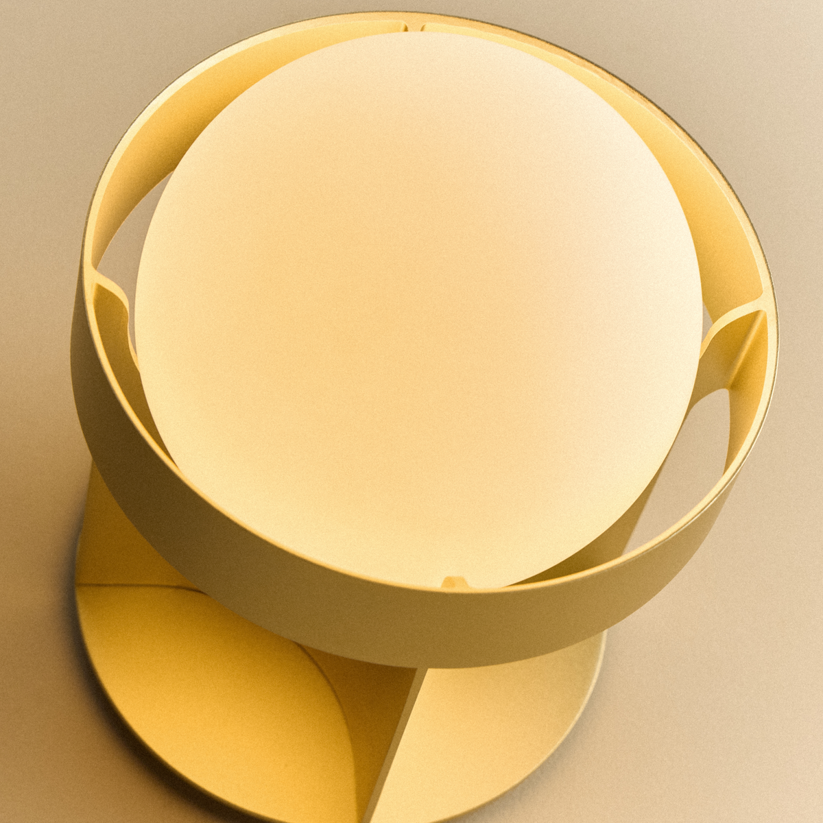 Tala Loop Wall Light in Gold + Sphere IV