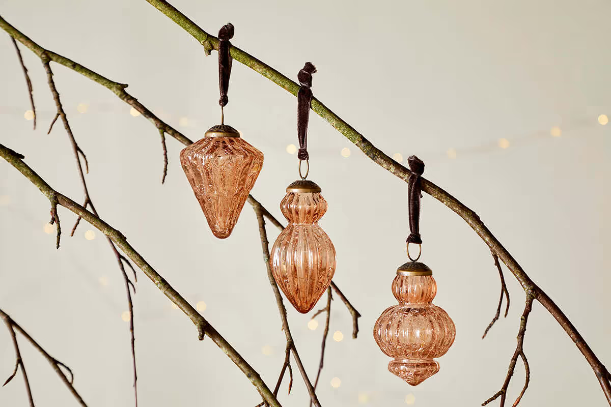 Nkuku - Manipur Baubles - Copper (Set of 3)