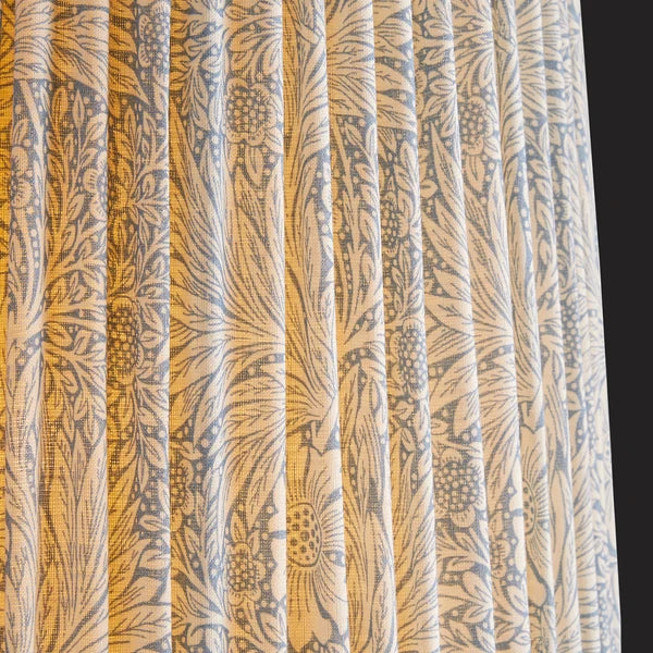 Pooky - 20cm Empire Shade - China Blue Marigold Linen - Morris & Co.
