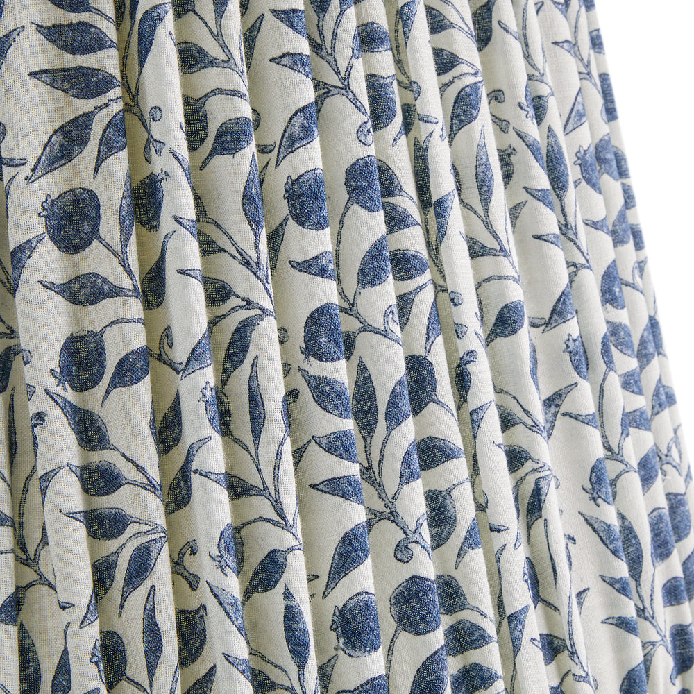Pooky - 30cm Empire Shade - Indigo Rosehip Linen - Morris & Co