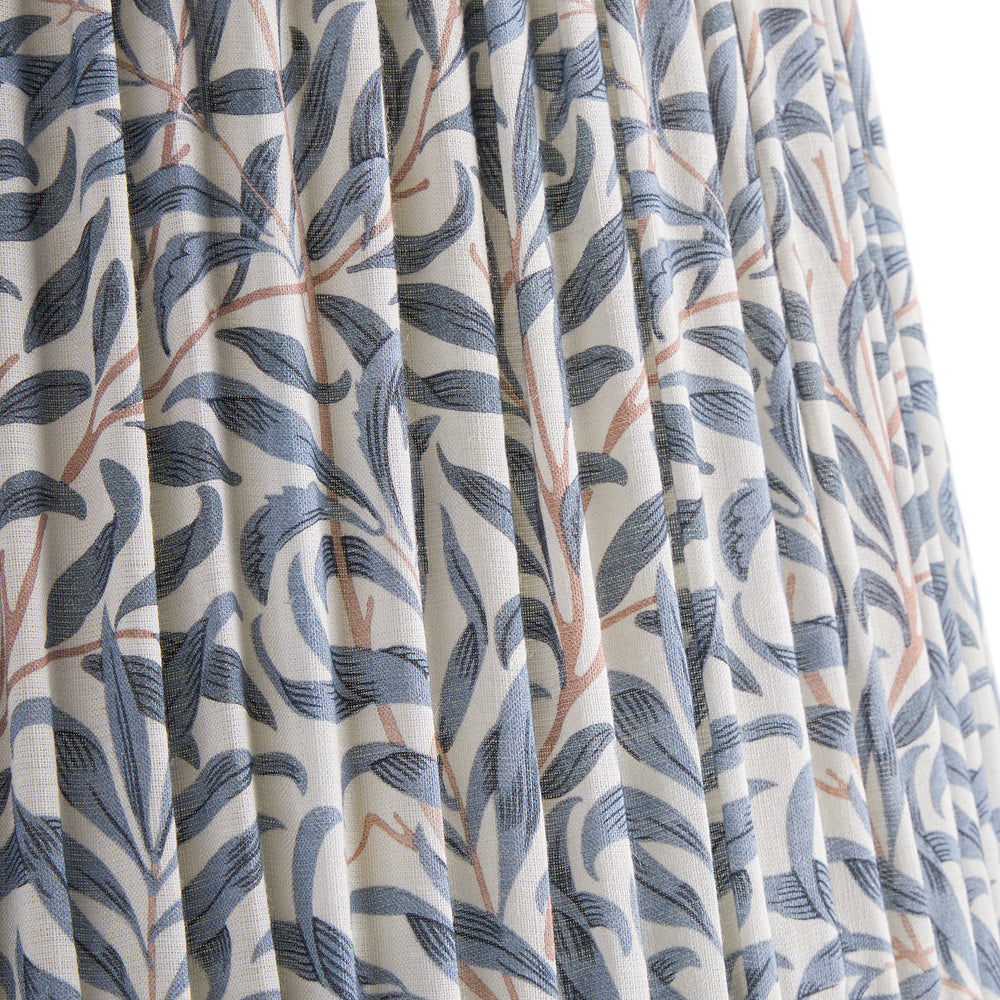 Pooky - 30cm Straight Empire Shade Linen - Indigo Willow Boughs Linen - Morris & Co