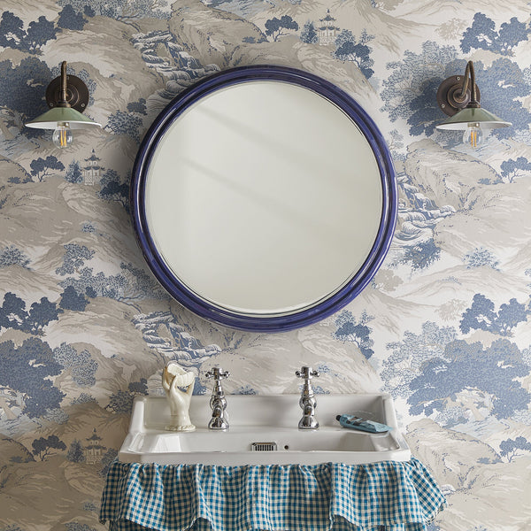 Pooky - Smaller Cinders Mirror - Blue