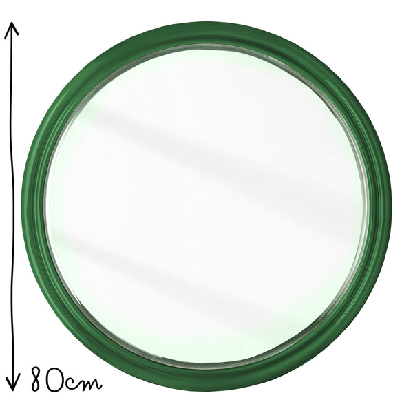 Pooky - Larger Cinders Mirror - Forest Green