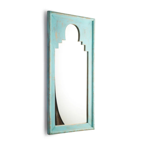 Pooky - Daricha Mirror - Turquoise Wood