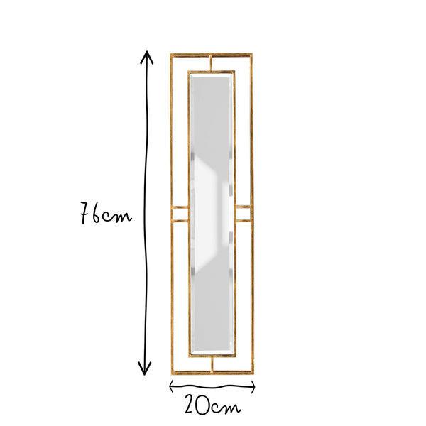 Pooky - Rectangular Necklace Link Mirror