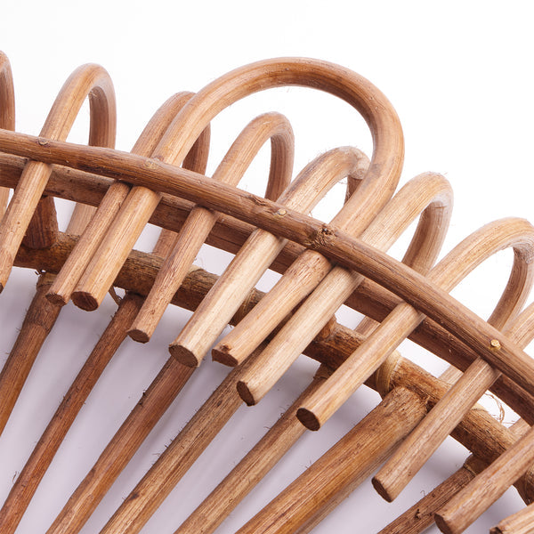 Pooky - Spirali Mirror - Natural Rattan