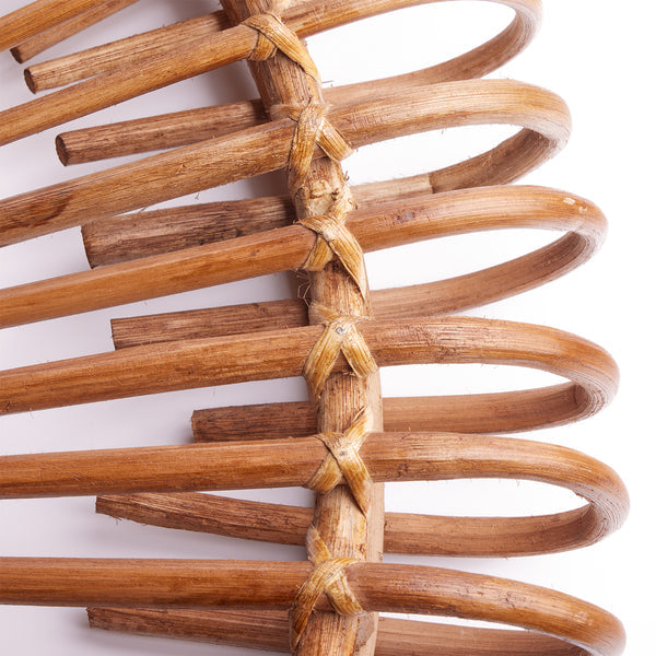 Pooky - Spirali Mirror - Natural Rattan