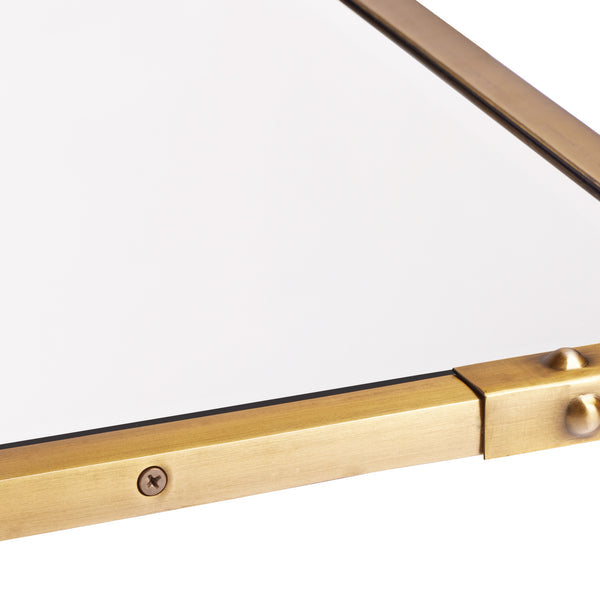 Pooky - Studland Mirror - Brass