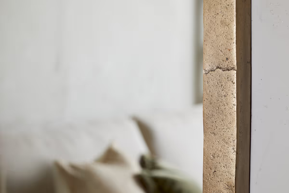 Nkuku - Murwara Full Length Mirror - Antique Brass