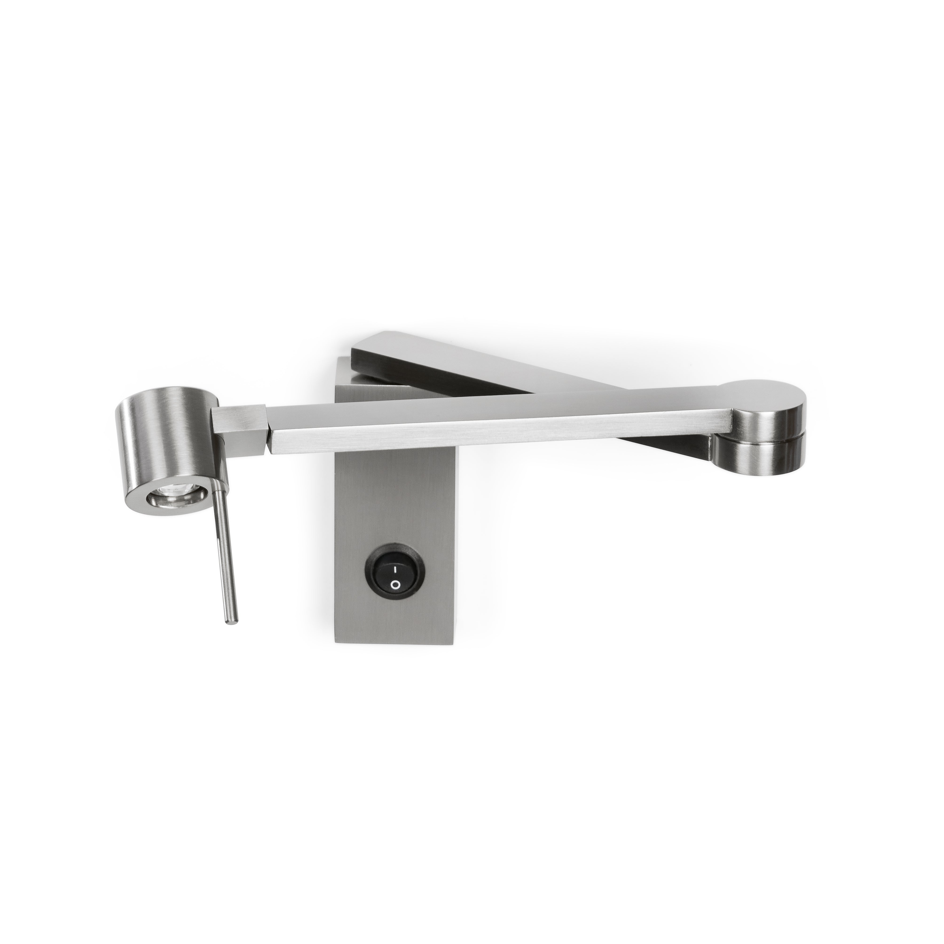Contardi Lighting Manhattan Wall Light - Satin Nickel With Switch