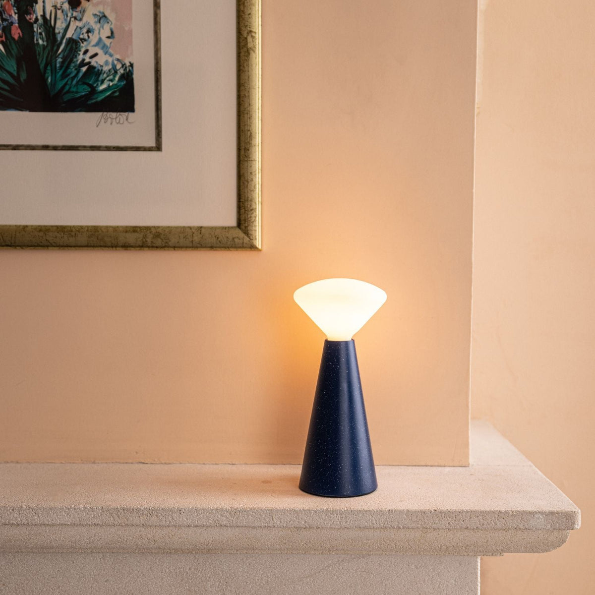 Tala Mantle Portable Lamp in Cobalt Blue - Set of 2
