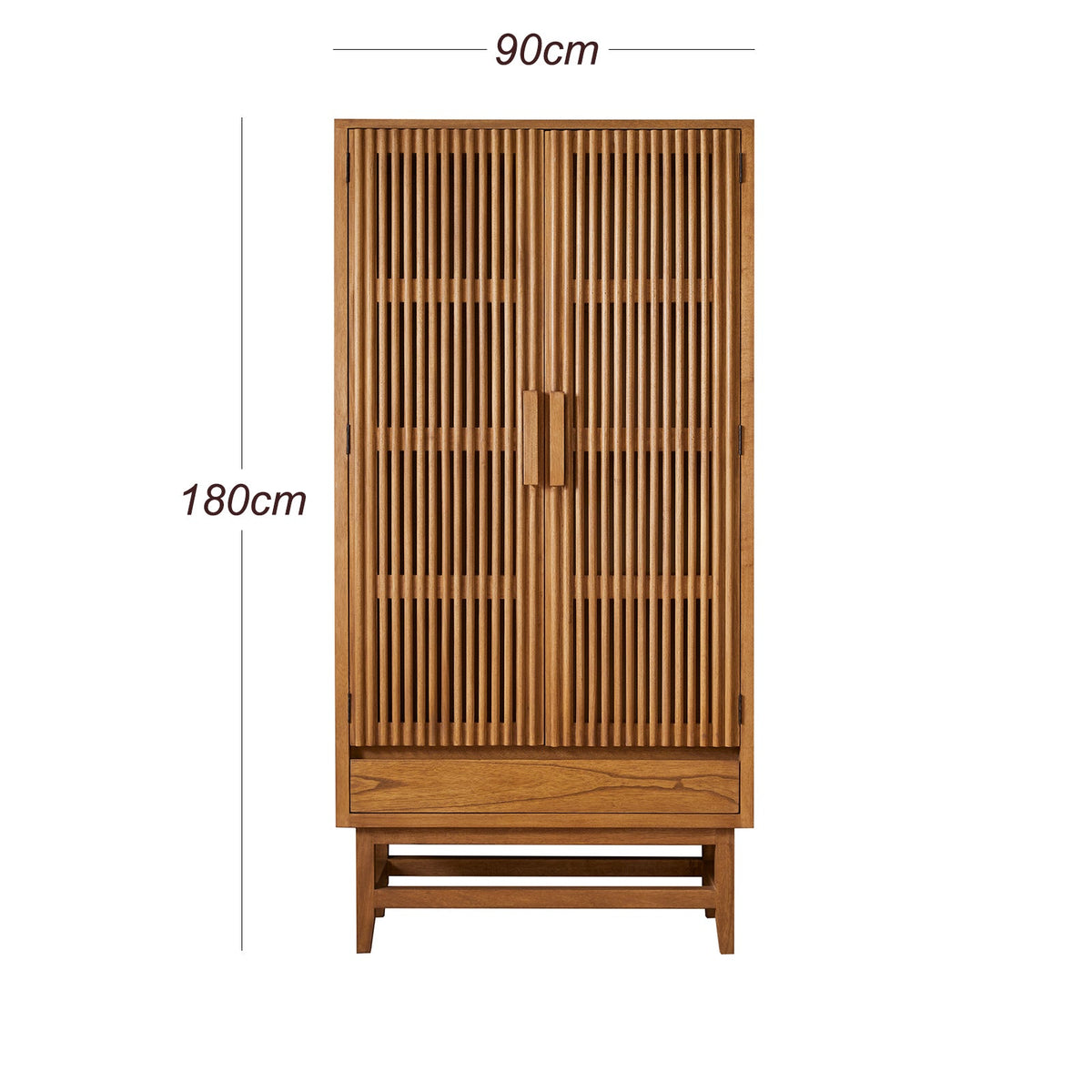 Fishe & Lilly Melia Light Oak Wardrobe with Drawer