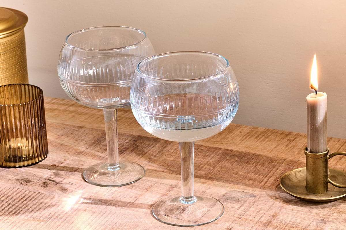 Nkuku - Mila Gin Glass - Clear - (Set of 2)