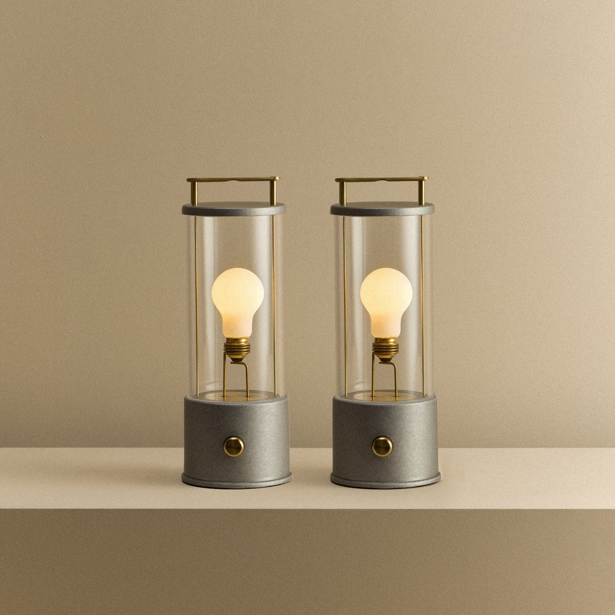 Tala The Rugged Muse 1.0 Portable Lamp in Raw Aluminium - Set of 2