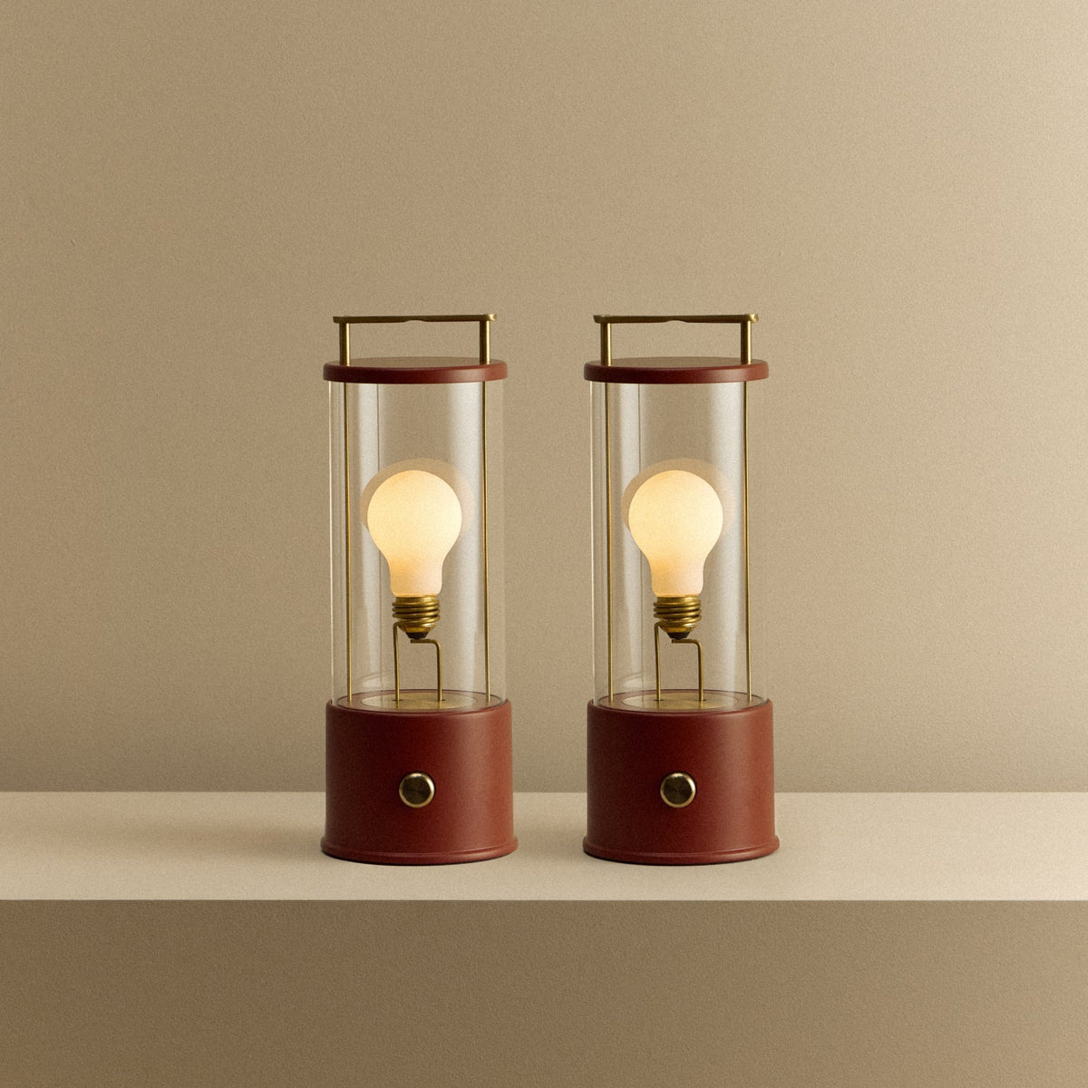 Tala The Muse 1.0 Portable Lamp in Pomona Red - Set of 2