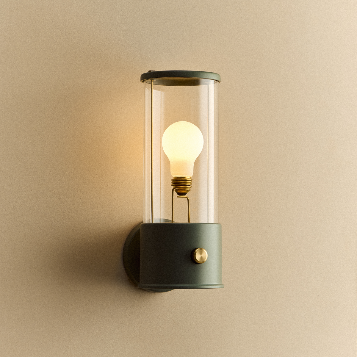 Tala The Muse Wall Light in Pleasure Garden Green