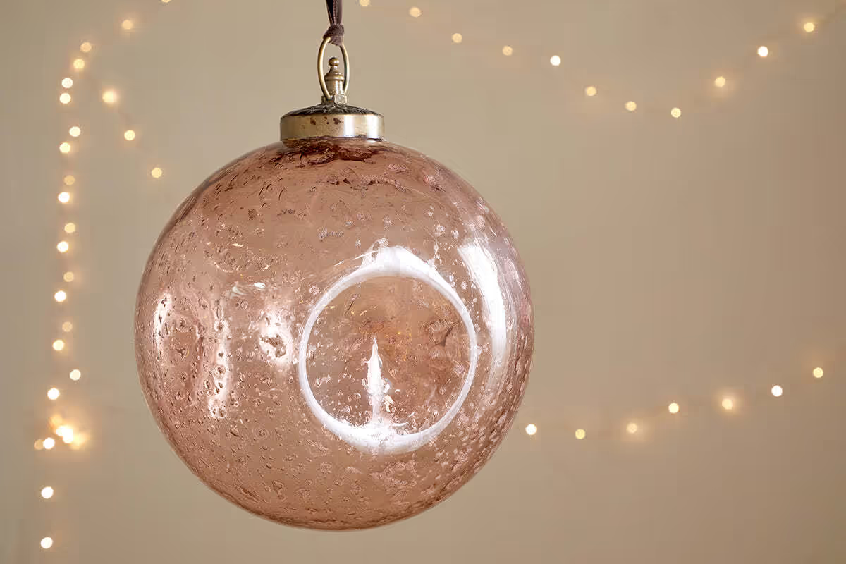 Nkuku - Nishan Pinched Giant Bauble - Copper