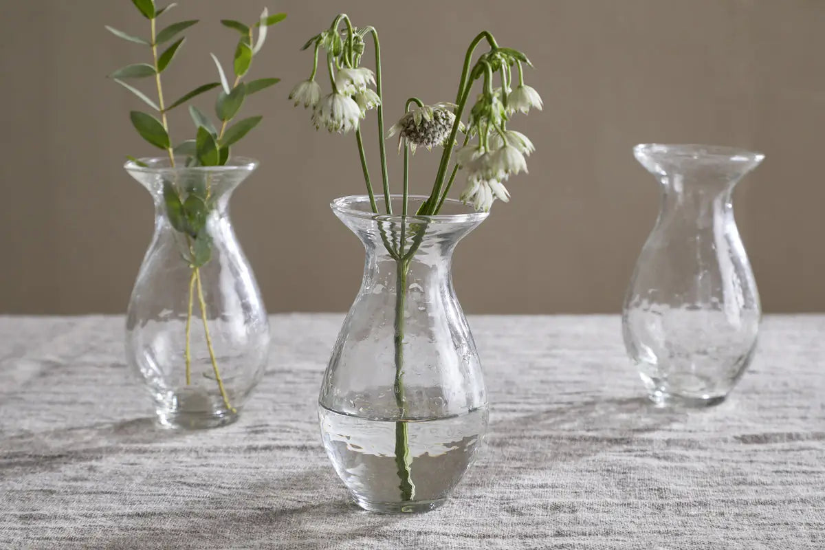 Nkuku - Bapti Bud Vases - Clear - (Set of 3)