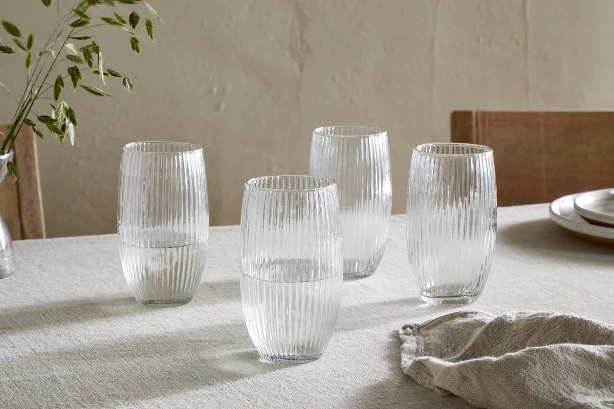 Nkuku - Otuba Highball - Clear - (Set of 4)