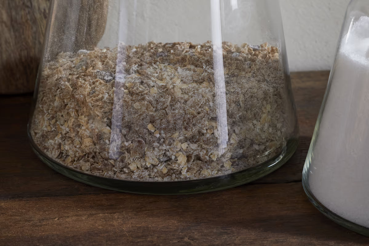 Nkuku - Chaaval Storage Jar - Clear - Small