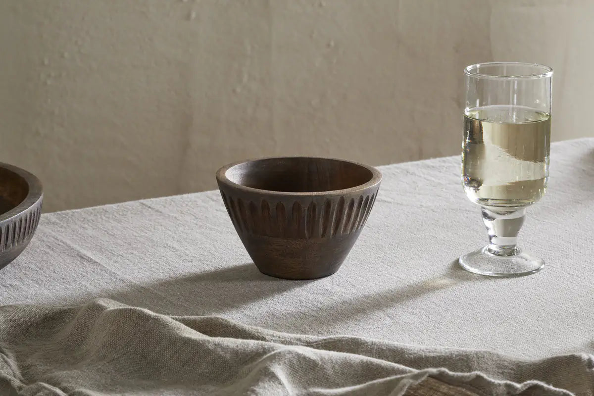 Nkuku - Eisha Serving Bowl - Brown
