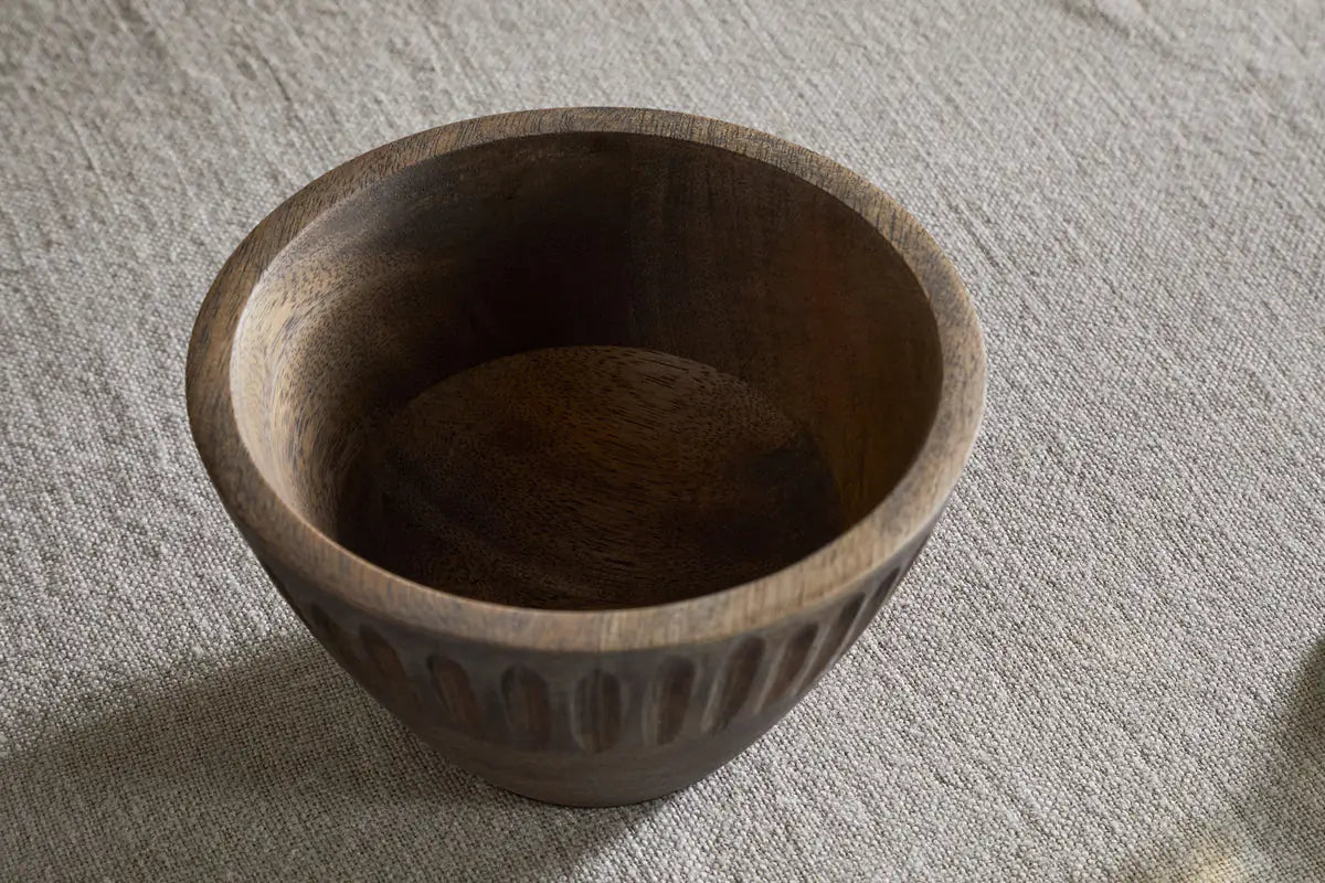 Nkuku - Eisha Serving Bowl - Brown