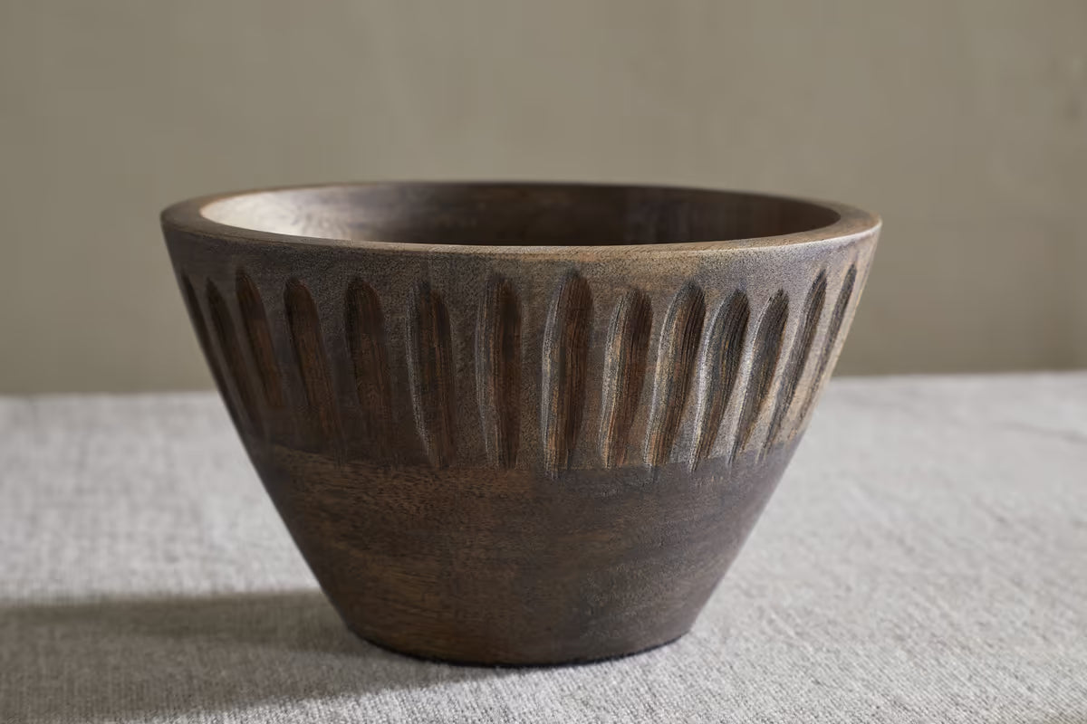 Nkuku - Eisha Serving Bowl - Brown