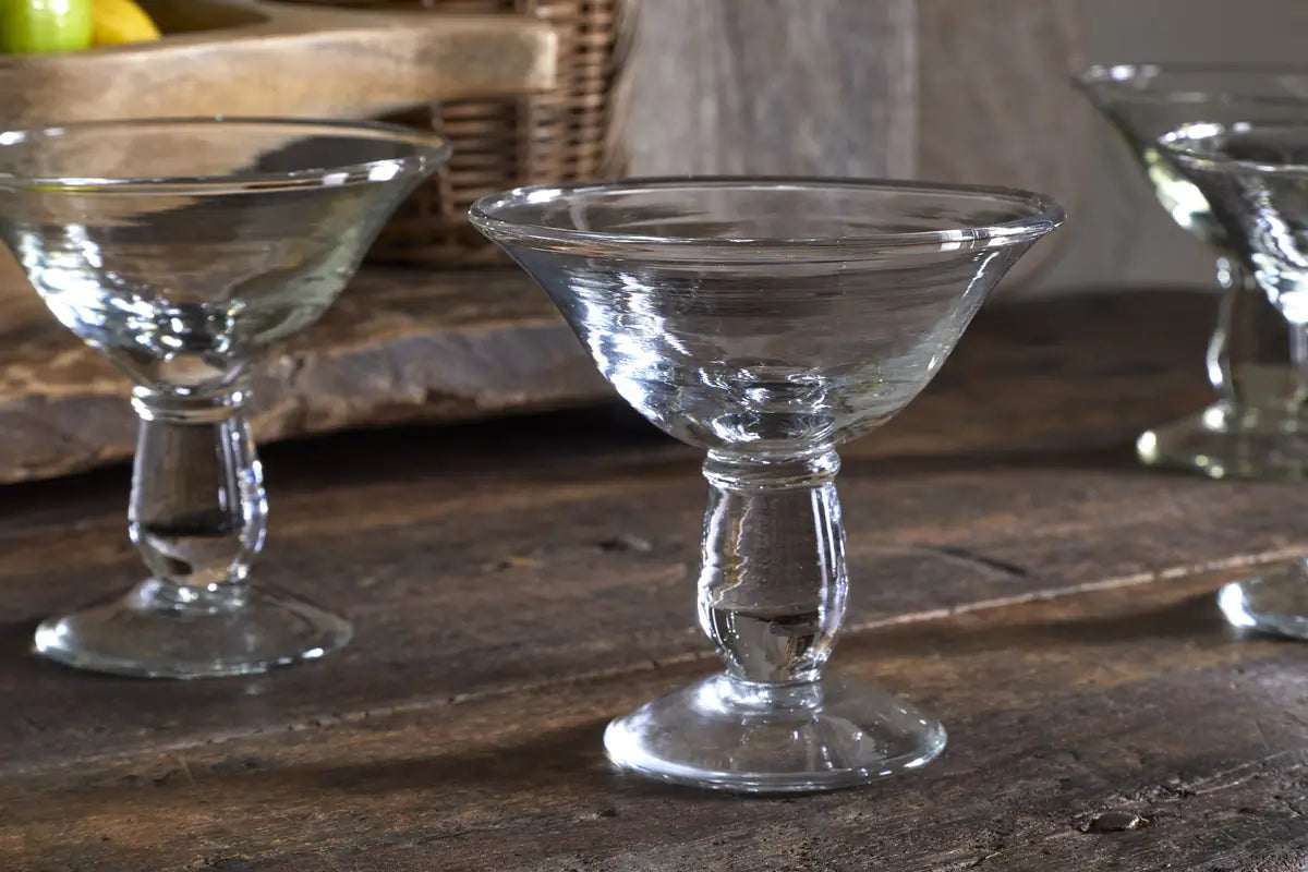 Nkuku - Sooraj Champagne Coupe - Clear - (Set of 4)