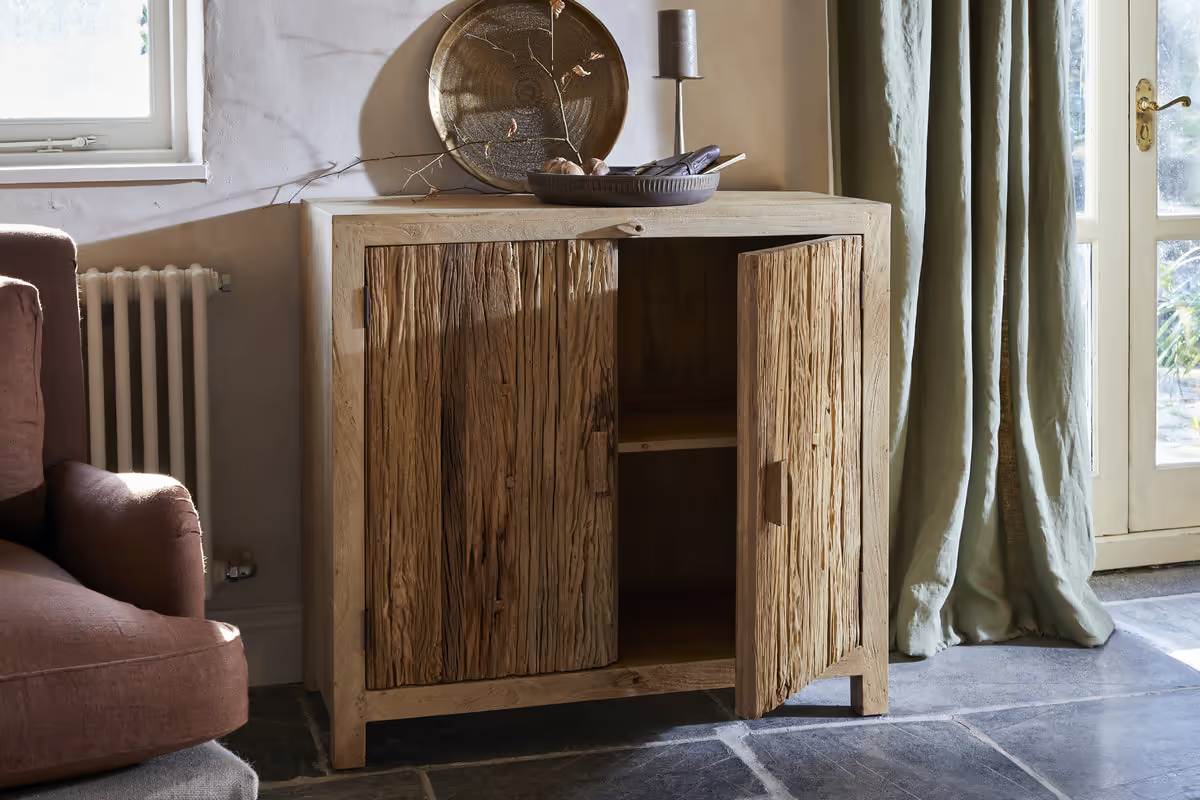 Nkuku - Tamia Reclaimed Wood Cabinet - Natural - Small