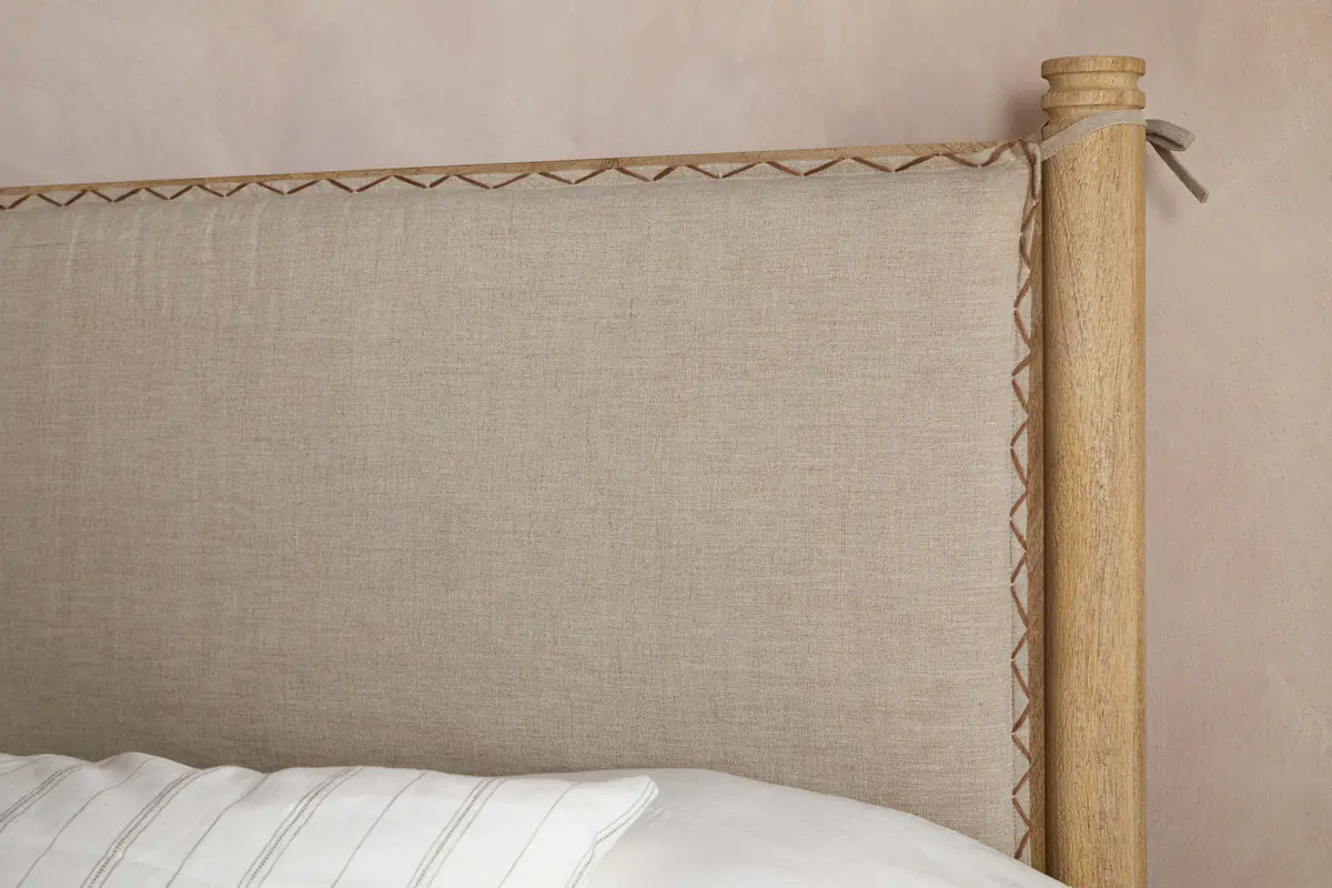 Nkuku - Sri Mango Wood Bed - Natural - King