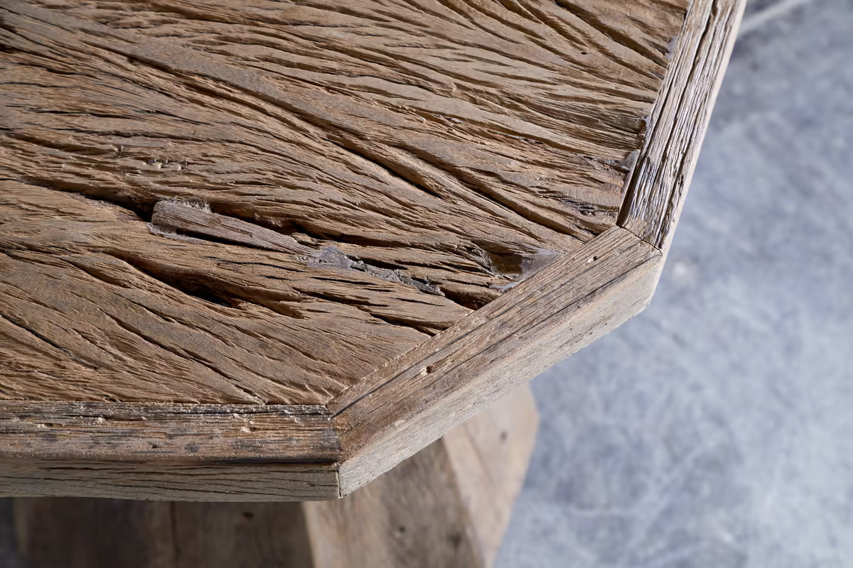 Nkuku - Juhi Reclaimed Wood Side Table - Natural