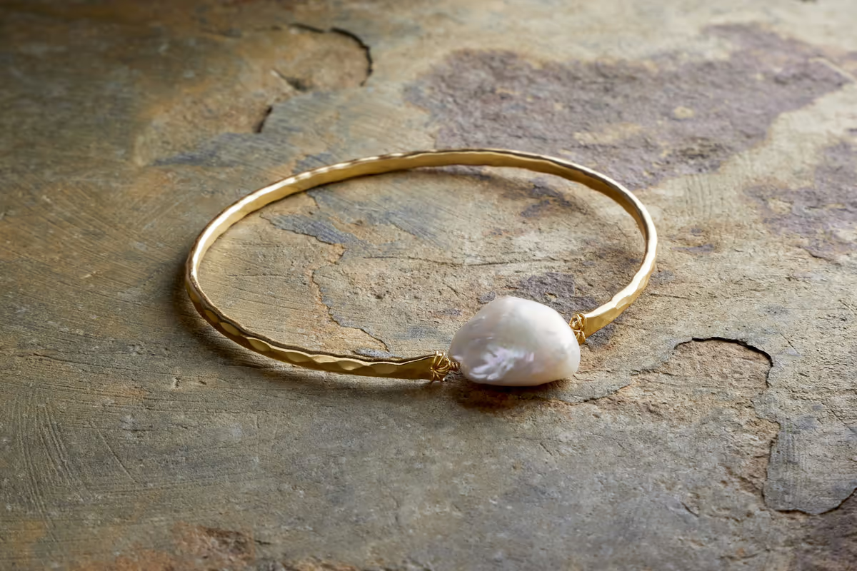 Nkuku - Parahu Pearl Bracelet - White